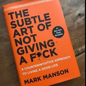 Orange Book Cover Art - The Subtle Art of Not Giving a F*ck